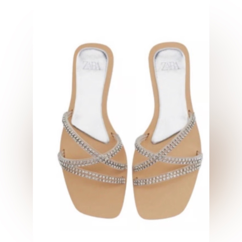 Zara Women's diamonds sandal